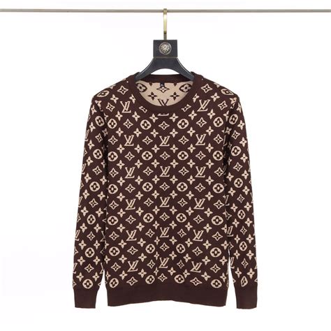 lv knitted sweater|Lv sweater men.